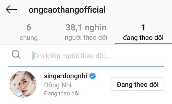 Thiều Bảo Trâm là người con gái duy nhất Sơn Tùng theo dõi
