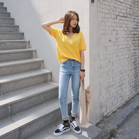 Bí kíp phối quân jeans chất lừ bấp chất thời tiết