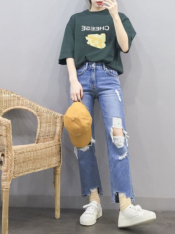 Bí kíp phối quân jeans chất lừ bấp chất thời tiết