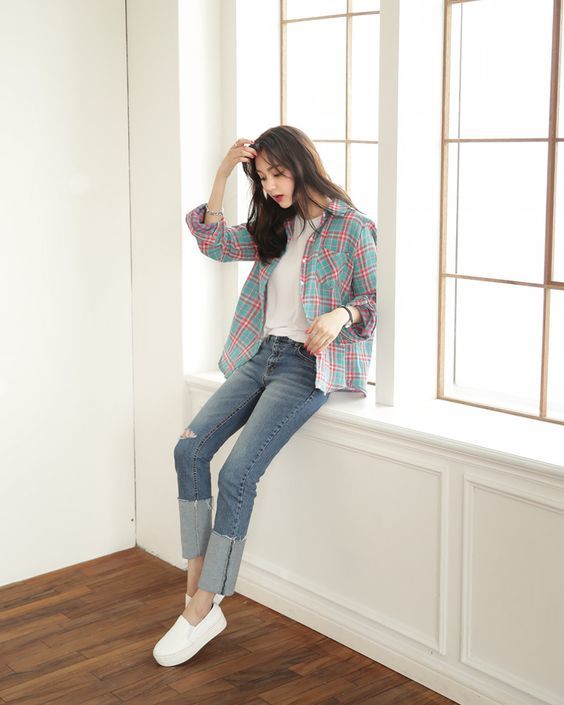 Bí kíp phối quân jeans chất lừ bấp chất thời tiết