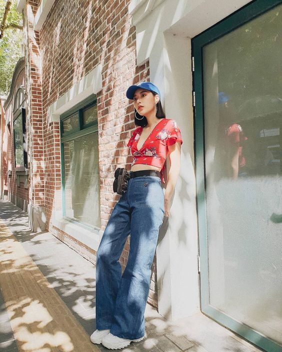 Bí kíp phối quân jeans chất lừ bấp chất thời tiết