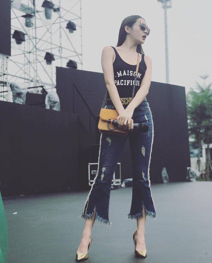 “Biến tấu” đẳng cấp như Bảo Anh: Một chiếc bodysuit mà mix muôn kiểu