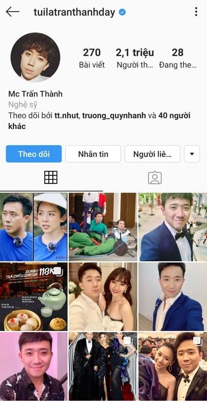 Dàn sao Running Man Vietnam và độ nổi tiếng trên MXH: Trấn Thành số