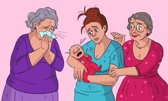 Thử thách cho các cặp vợ chồng khi về chung một nhà