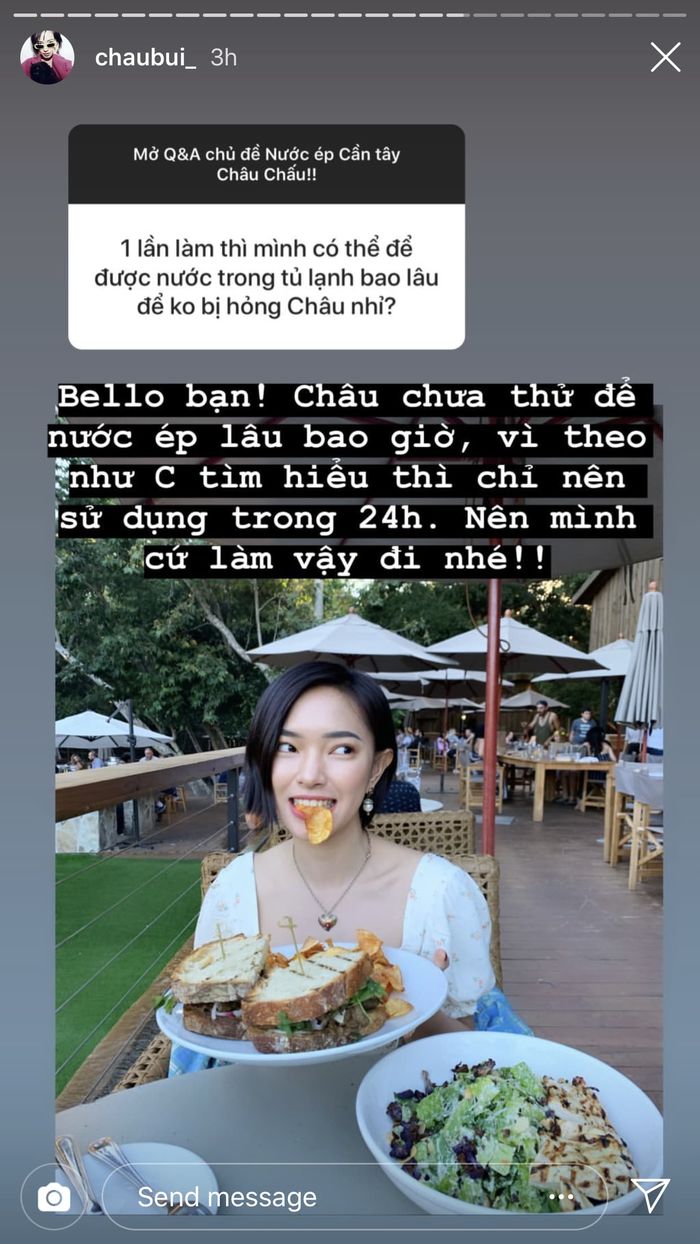 Tuyệt chiêu giữ vóc dáng thon gọn của Châu Bùi