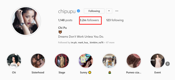 Không phải Hà Tăng hay Hà Hồ, Chi Pu có lượt theo dõi số 1 Instagram