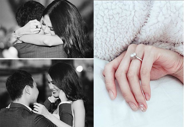 Nhẫn cầu hôn của người đẹp Việt khiên fan ganh tị