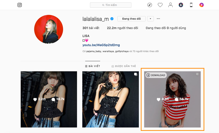 Lisa làm bùng nổ Instagram với ảnh 4 triệu like: