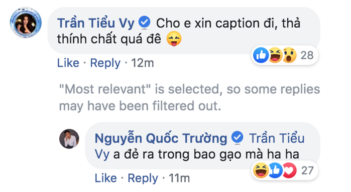Quốc Trường thả thính siêu cấp đến nỗi Hoa hậu Tiểu Vy dính thính