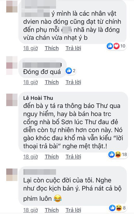 Quỳnh Nga liên tục bị netizen chê diễn dở trong Về Nhà Đi Con