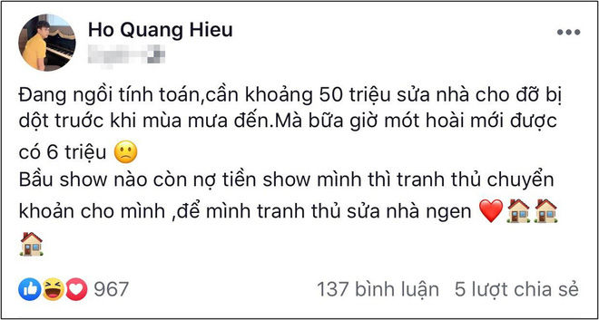 Sao Việt bị tồn nợ cát xê dài hạn