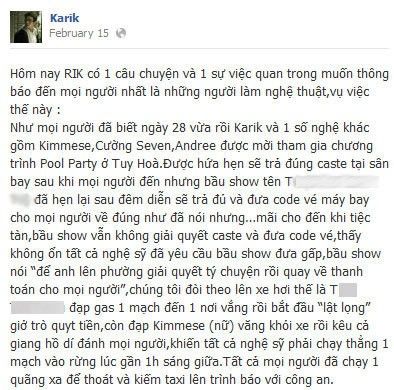 Sao Việt bị tồn nợ cát xê dài hạn