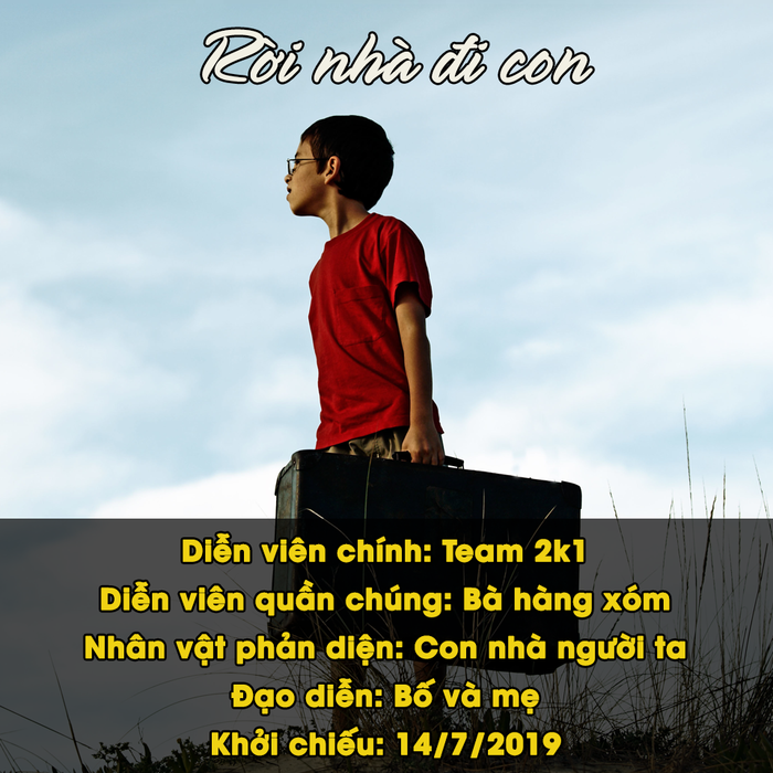 Sau công bố điểm thi THPT Quốc gia: Bộ phim Rời Nhà Đi Con lên sóng