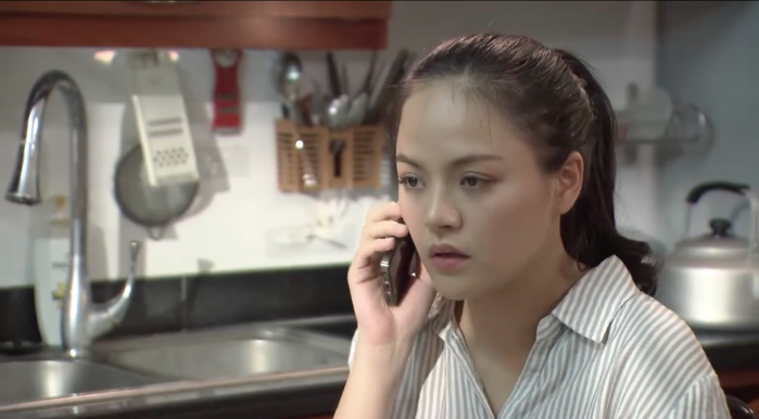 Dương nghĩ quẩn khi nghe tin chị Huệ và bố Bảo yêu nhau
