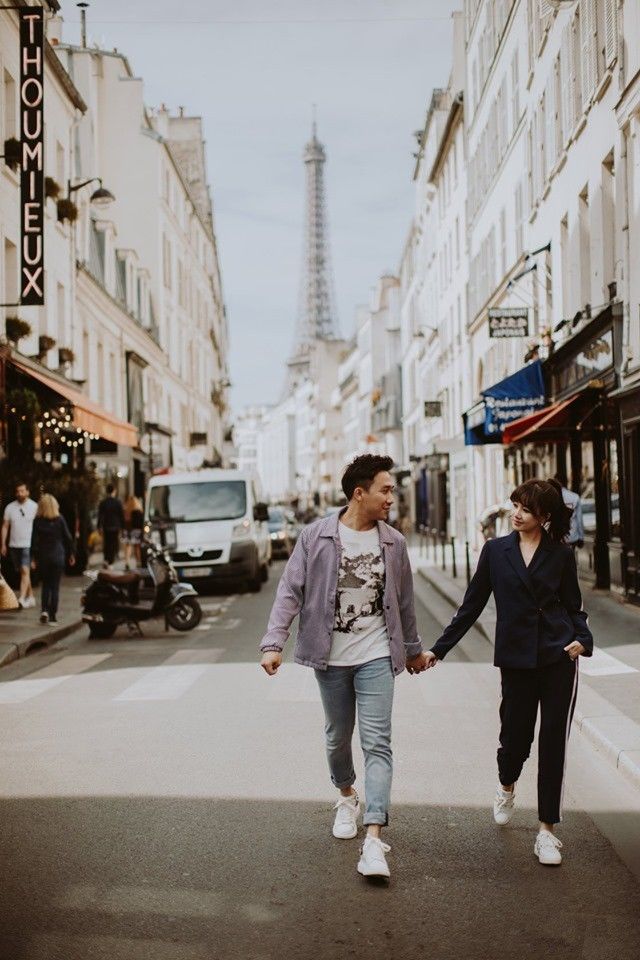 Trấn Thành–Hari Won ngọt như “mía lùi”: Khóa môi đắm đuối tại Paris