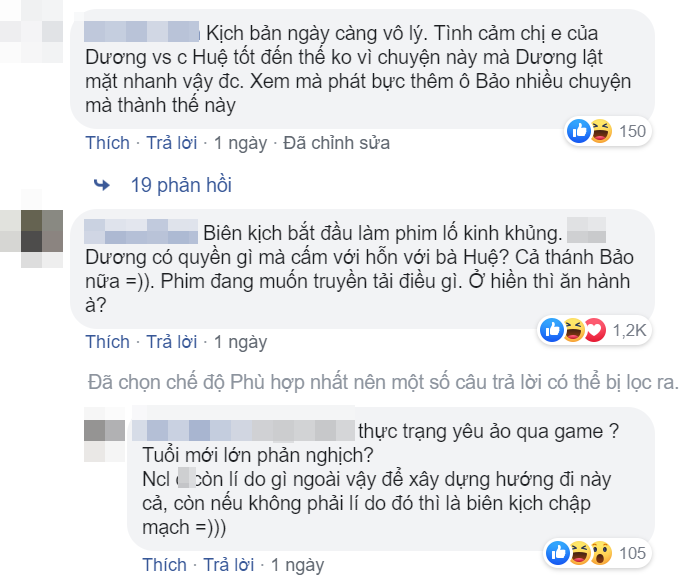 Về Nhà Đi Con bị khán giả chê vì tính cách nhân vật ngày càng vớ vẩn