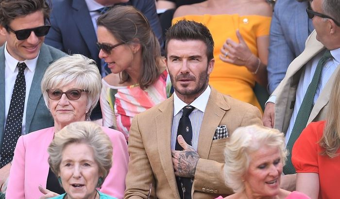 Xuất hiện tại Wimbledon, David Beckham lại gây sốt vì quá đẹp trai