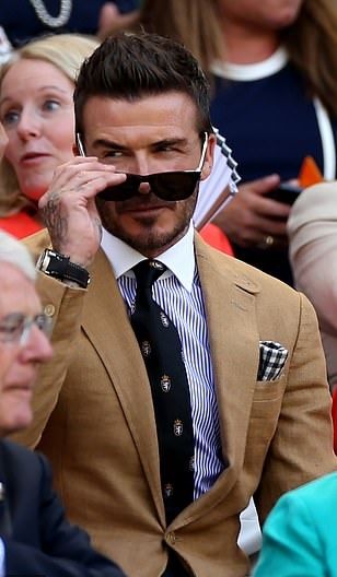 Xuất hiện tại Wimbledon, David Beckham lại gây sốt vì quá đẹp trai