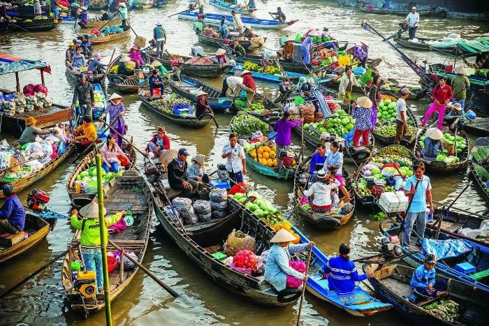 5 khu chợ nổi nhất định phải ghé thăm nếu về miền Tây