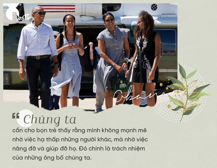 7 nguyên tắc dạy con của cựu Tổng thống Mỹ Barack Obama