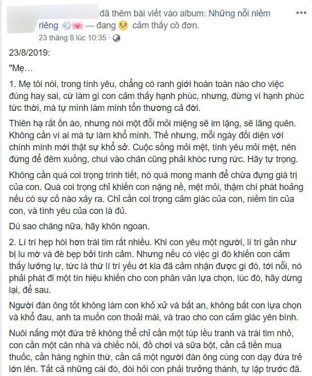 Cô gái 31 tuổi đòi bạn trai chu cấp tiền du lịch lên tiếng
