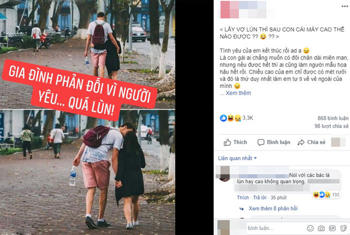 Cô gái bị gia đình người yêu cấm đoán vì chê lùn