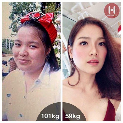 Cô gái Thái Lan giảm gần nửa tạ nhờ trứng