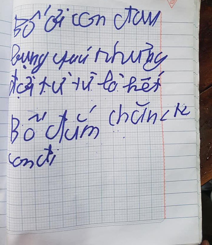 Dòng trăn trối xiên xẹo của cậu bé suy tạng: Con ngủ đây, con hơi mệt