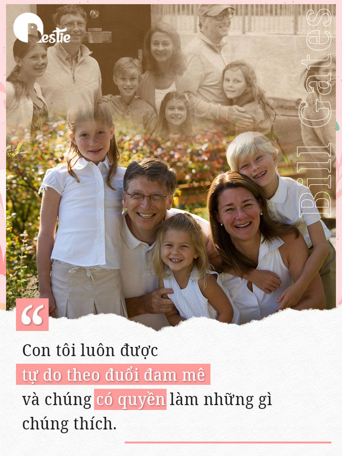 Học hỏi bí kíp dạy con của Bill Gates