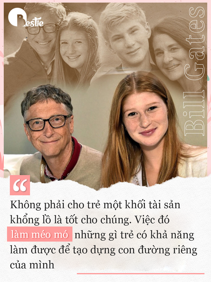 Học hỏi bí kíp dạy con của Bill Gates