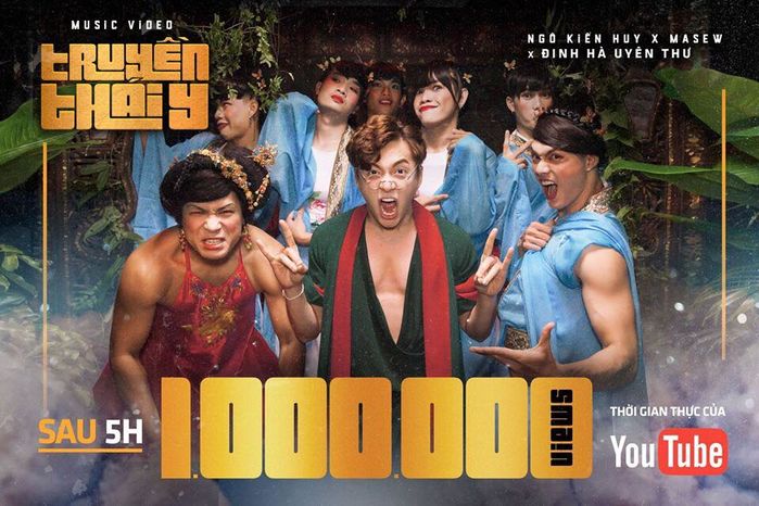 MV Truyền Thái Y đạt 1 triệu view lọt top thịnh hành YouTube