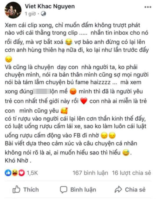 Sao Việt bức xúc nghi Kin Nguyễn bạo hành con trai của Thu Thủy