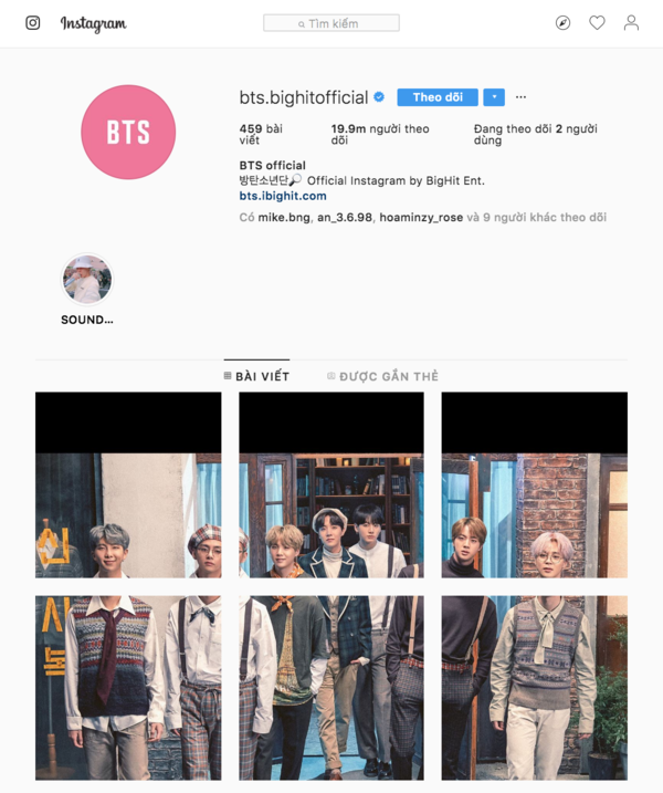Top 10 nhóm nhạc có follow Instagram khủng nhất: BLACKPINK chễm chệ