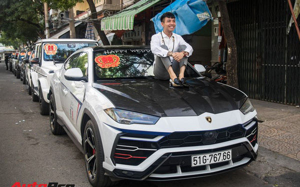 15 siêu xe gần 100 tỷ hộ tống ái nữ đại gia Minh Nhựa về nhà chồng