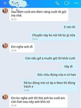 Chồng sắp cưới bắt phải đem vàng cưới cho mẹ chồng giữ