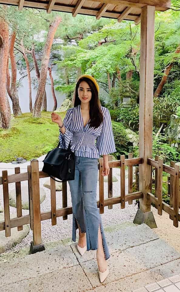 Ảnh hot sao Việt: Nhã Phương khoe góc nghiêng cùng vai trần quyến rũ