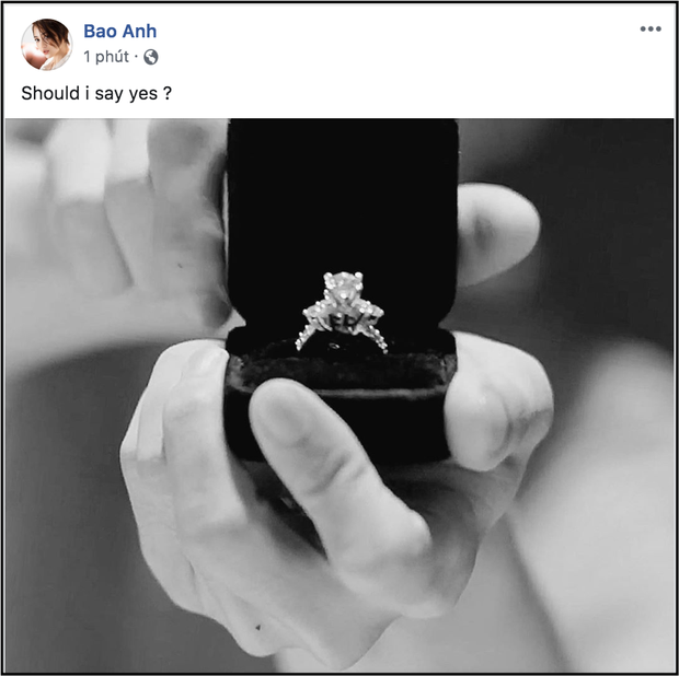 Bảo Anh đăng ảnh nhẫn kim cương: Loạt sao Việt xôm tụ hỏi thăm