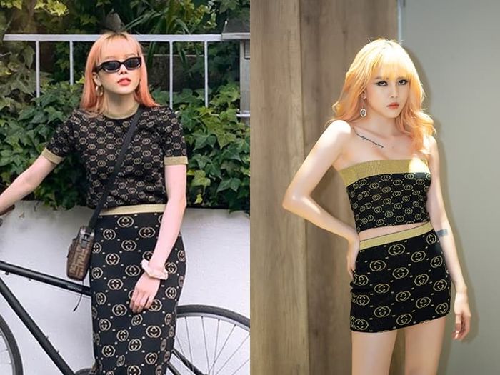 Cắt lại set đồ hiệu Thiều Bảo Trâm được khen vừa độc đáo vừa tiết kiệm