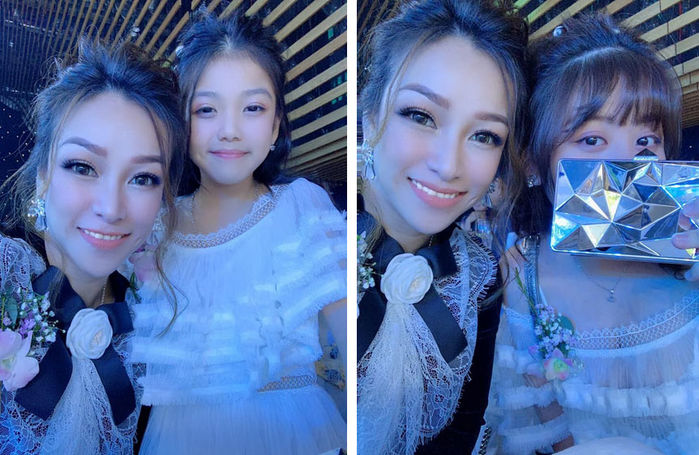 Con gái Minh Nhựa lại gây bão khi đăng ảnh tình cảm bên mẹ đẻ