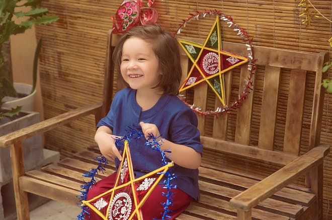 Elly Trần và 2 thiên thần nhỏ chào đón mùa Trung Thu thứ 5 bên nhau
