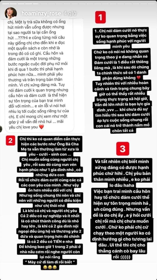 Hòa Minzy và những sao Việt có phát ngôn để đời về chuyện yêu đương