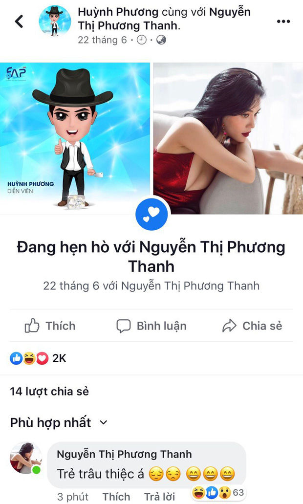 Huỳnh Phương bật chế độ hẹn hò, Sĩ Thanh bình luận: Trẻ trâu thiệt á