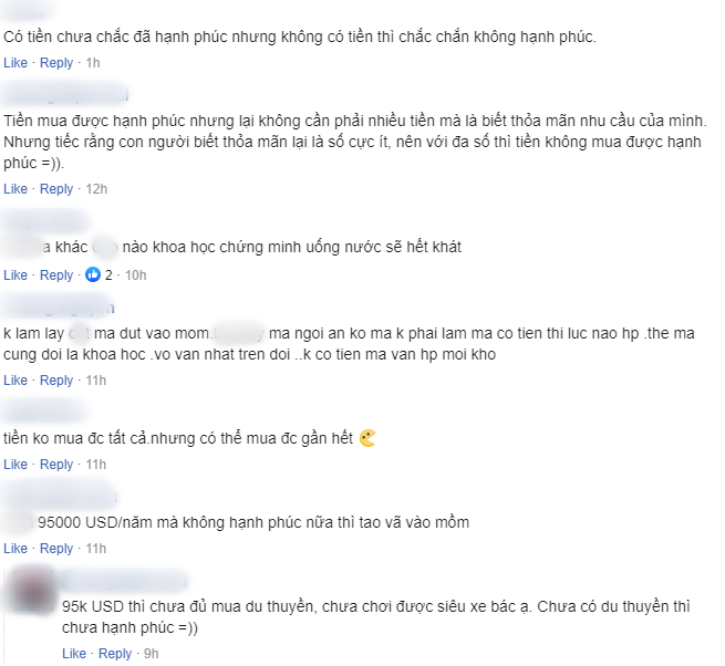 Khoa học đã chứng minh: Rất nhiều tiền có thể mua được hạnh phúc