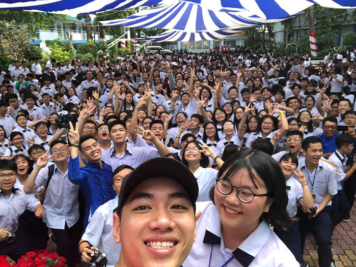 Muôn vàn cảm xúc trong ngày khai giảng