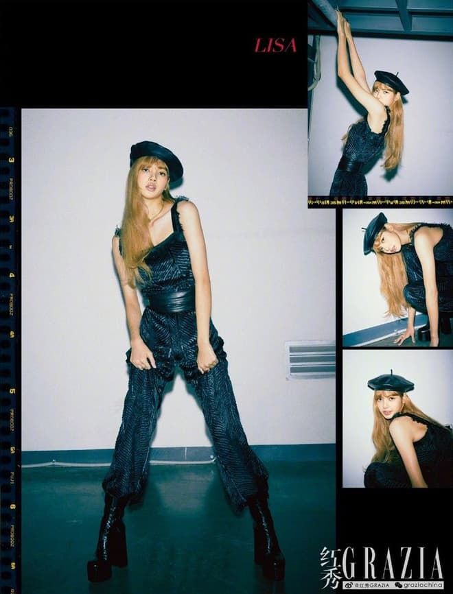 Lisa (Black Pink) thậm chí dùng băng đô thay thắt lưng cũng vẫn vừa