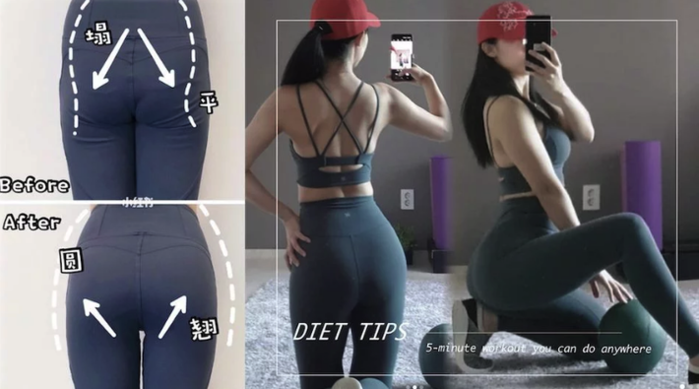 Mông lép thành mông quả đào sexy khó cưỡng chỉ với bài tập nâng mông