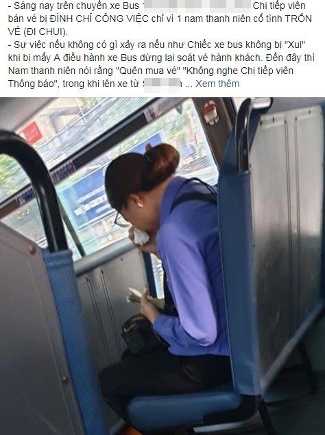 Ơn giời, nữ phụ xe buýt Sài Gòn không bị mất việc khi khách trốn vé