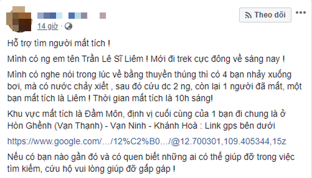 Nhóm bạn trẻ Sài Gòn chinh phục cực Đông: Người tử vong kẻ mất tích.