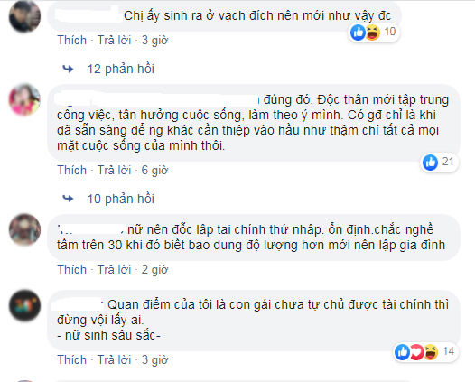 Phụ nữ lấy chồng sớm là 1 sai lầm, cứ chơi đi rồi mọi chuyện cũng tới!