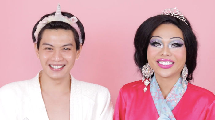 Trang điểm theo lối Drag Queen, Đào Bá Lộc khiến CDM trầm trồ